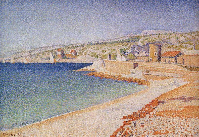 Paul Signac The Jetty at Cassis, Opus Norge oil painting art